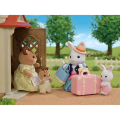 5641 Sylvanian Families - Set da viaggio weekend: mamma Coniglio Neve