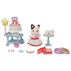 5646 Sylvanian Families - Set Party: ragazza Gatto Tuxedo