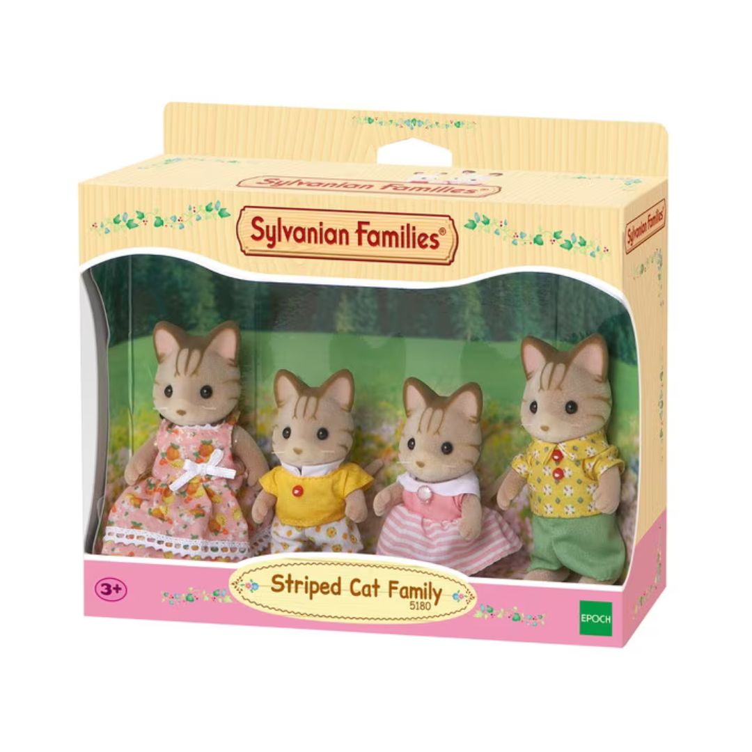 L5180 Sylvanian Families - Famiglia Gatto Striato