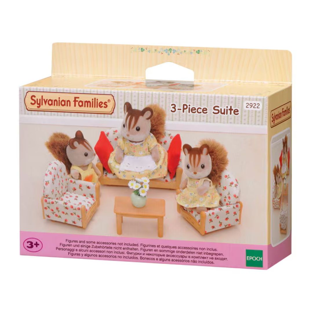 4464 Sylvanian Families - Divano, poltrone e tavolino