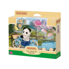 5652 Sylvanian Families - Set Bici e Pattini: ragazza Panda