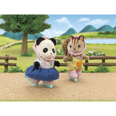 5652 Sylvanian Families - Set Bici e Pattini: ragazza Panda