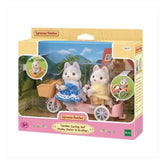 5637 Sylvanian Families - Tandem con sorella e fratello Husky
