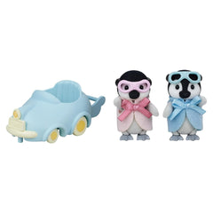 5695 Sylvanian Families - Pinguini bebè con auto