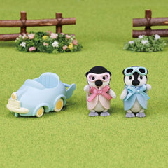 5695 Sylvanian Families - Pinguini bebè con auto