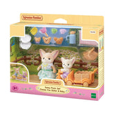 5698 Sylvanian Families - Set Picnic al sole: Sorella e Bebè Volpe Fennec
