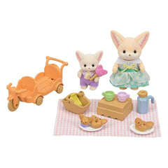 5698 Sylvanian Families - Set Picnic al sole: Sorella e Bebè Volpe Fennec
