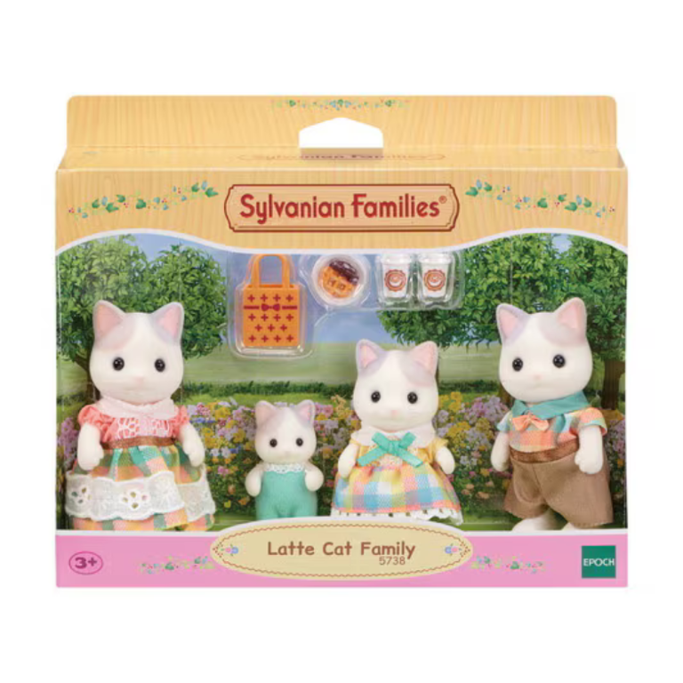 5738 Sylvanian Families - Famiglia Gatto Latte