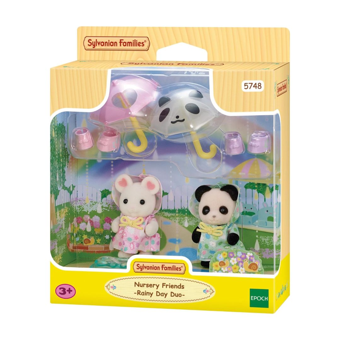 5748 Sylvanian Families - Amici dell'asilo: sotto la pioggia