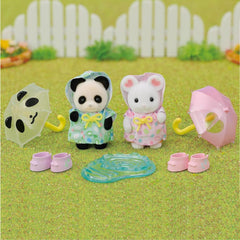5748 Sylvanian Families - Amici dell'asilo: sotto la pioggia