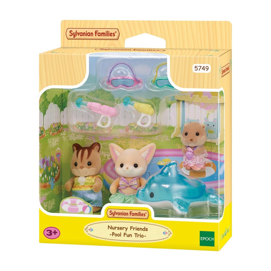 5749 Sylvanian Families - Amici dell'asilo: trio in piscina