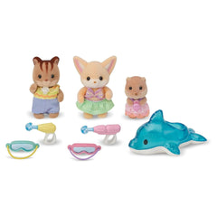 5749 Sylvanian Families - Amici dell'asilo: trio in piscina