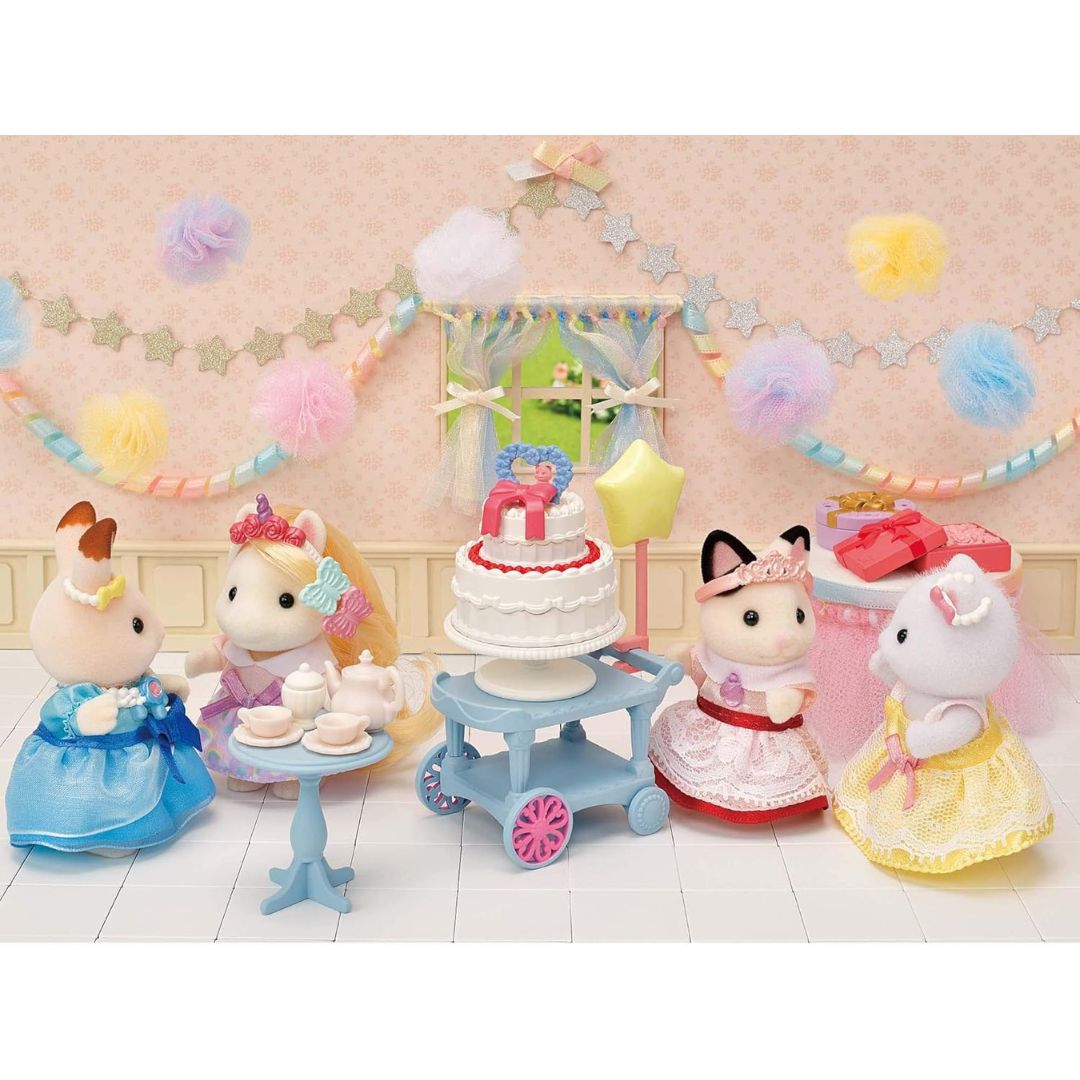 5646 Sylvanian Families - Set Party: ragazza Gatto Tuxedo