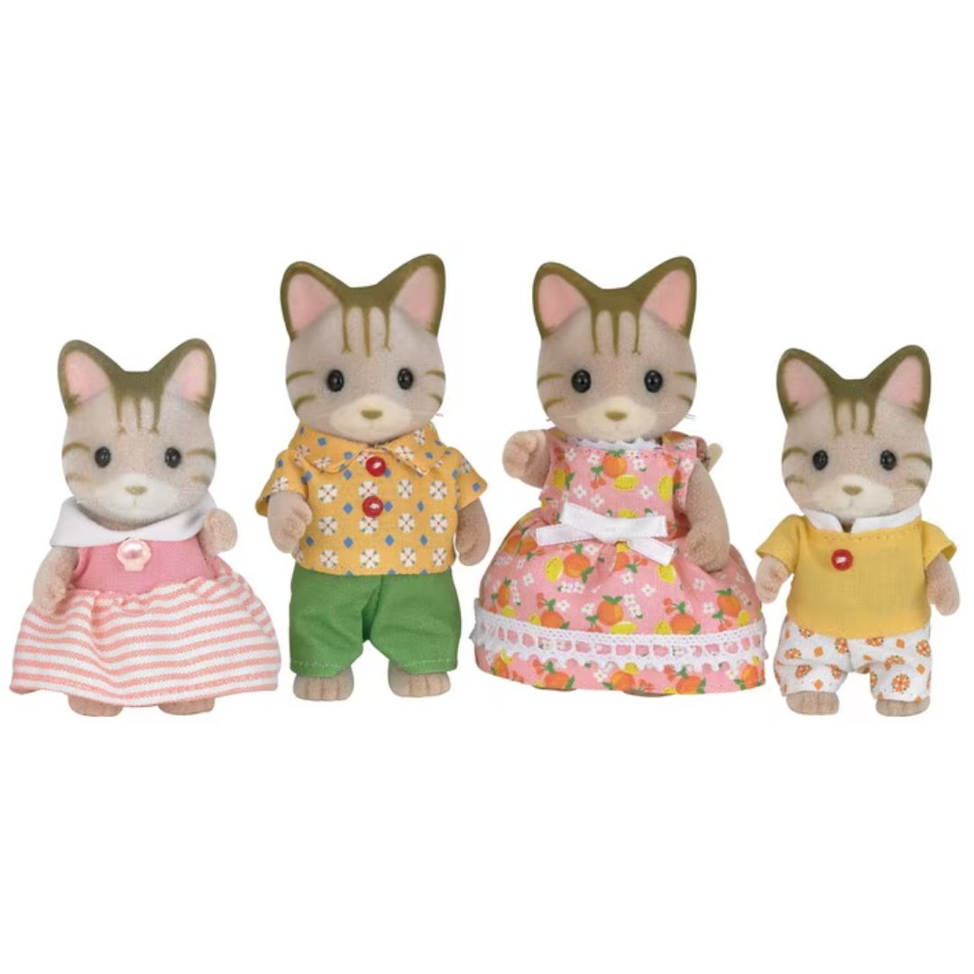 L5180 Sylvanian Families - Famiglia Gatto Striato