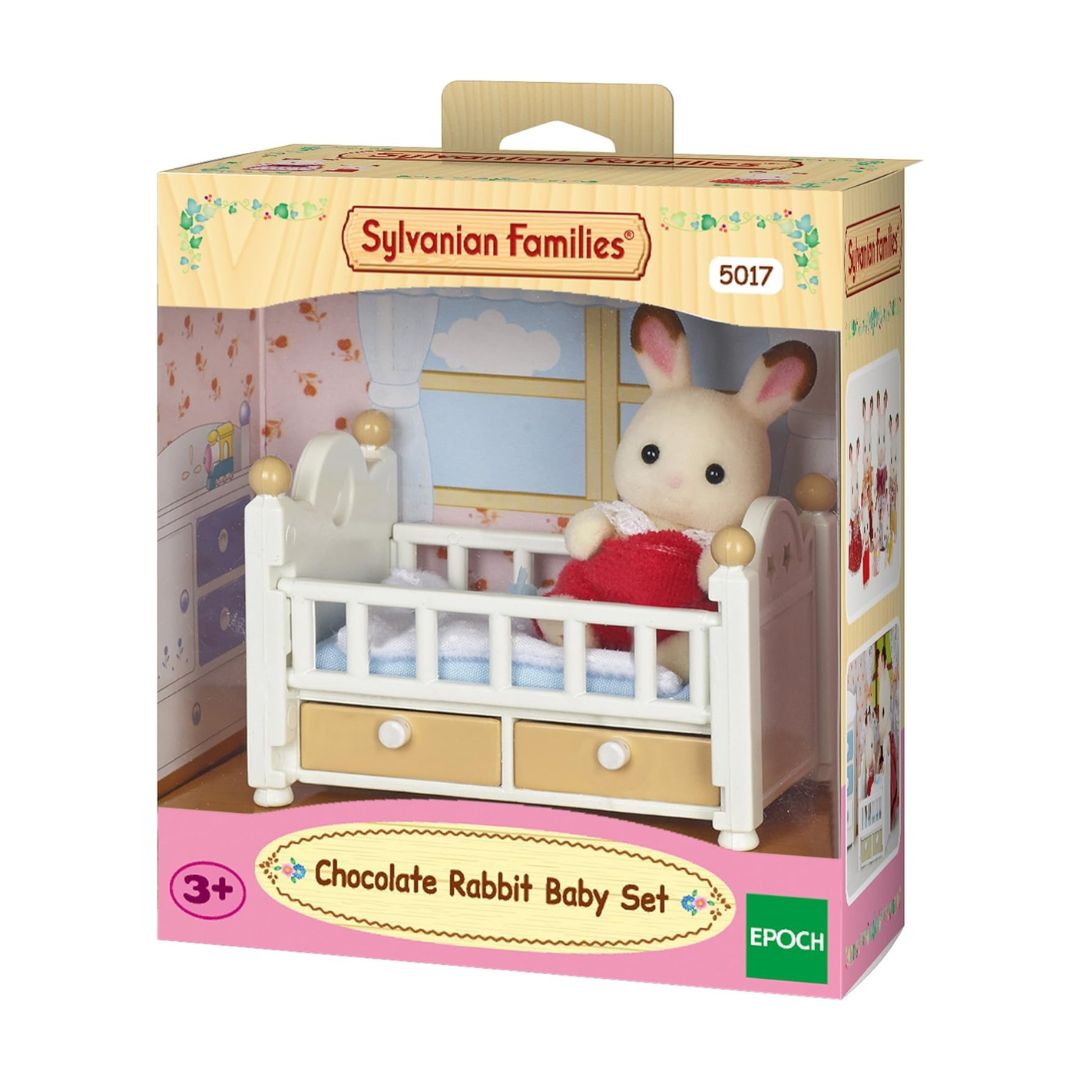 5017 Sylvanian Families - Bebè Coniglio Cioccolato e lettino