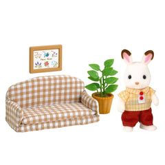 5013 Sylvanian Families - Papà Coniglio Cioccolato e divano