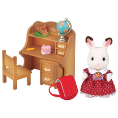 5016 Sylvanian Families - Sorella Coniglio Cioccolato e scrivania
