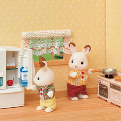 L5449 Sylvanian Families - Arredamento completo + Mamma Coniglio Cioccolato