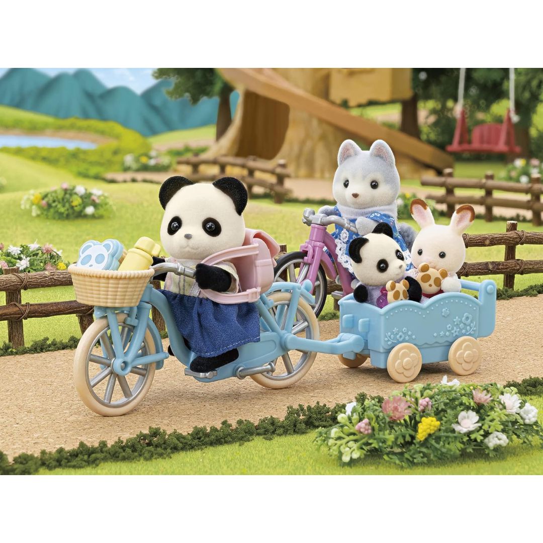 5652 Sylvanian Families - Set Bici e Pattini: ragazza Panda
