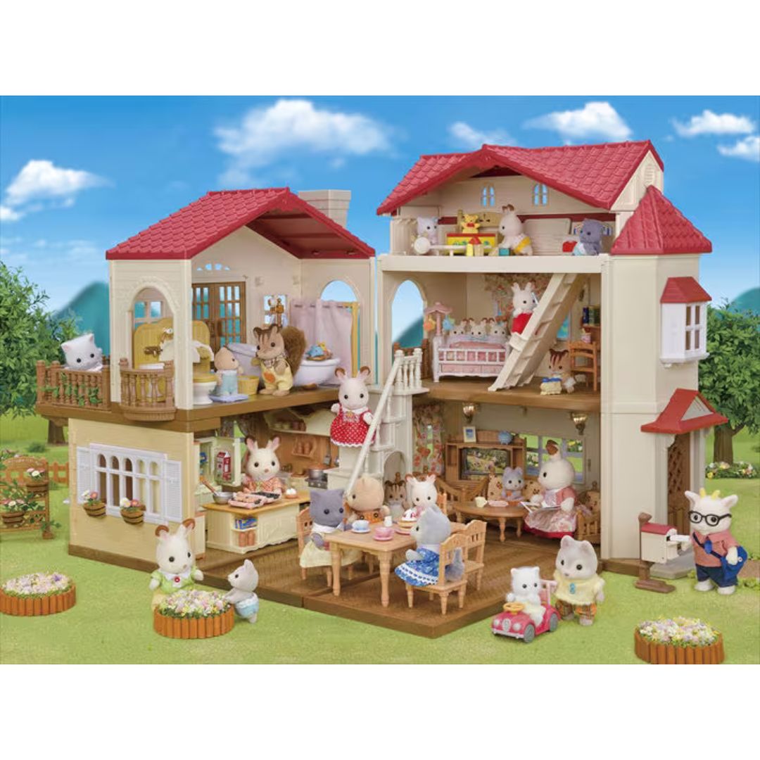 L5708 Sylvanian Families - Casa Grande con luci e attico segreto
