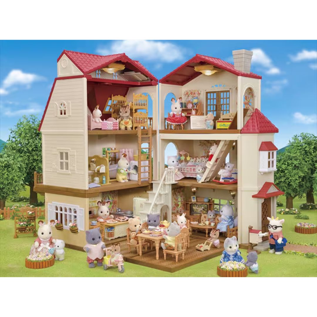 L5708 Sylvanian Families - Casa Grande con luci e attico segreto